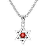 U7 Jewish Magen Star of David Necklace Men/Women Bat Mitzvah Gift Israel Judaica Hebrew Jewelry Hanukkah Pendant Gold Color P723